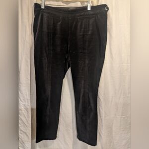 Anthropologie Essential Slim Velvet Ankle Pant Sz. 10